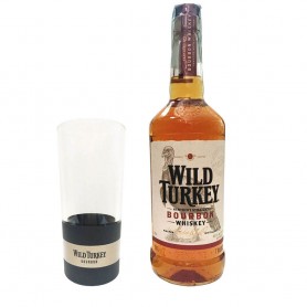 WHISKEY WILD TURKEY CL.70 WITH HIGH GLASS