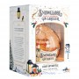 GIN LIQUEUR SNOW GLOBE ORANGE & GINGERBREAD CL.70 LEUCHTEND MIT FALL