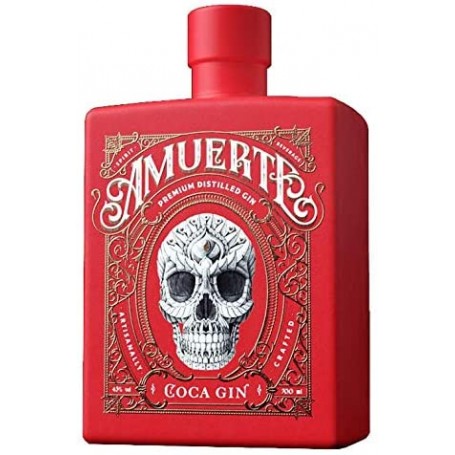 gin amuerte coca leaf red limited edition cl.70