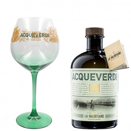 GIN LA VALDÔTAINE ACQUEVERDI LT.1 MIT GLAS