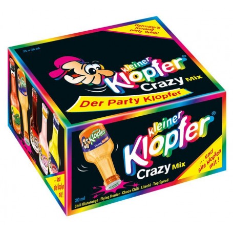 Liquor Kleiner Klopfer Crazy Mix Mignon 25 Bt X 2 Cl